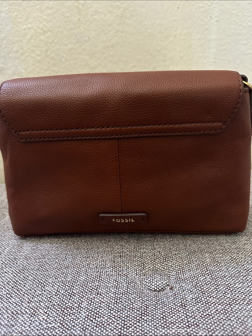 Fossil Gabriella small Brown Leather Crossbody Shoulder Bag - Picture 4 of 13